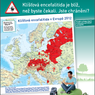 Mapa výskytu KE v Evropě v roce 2012